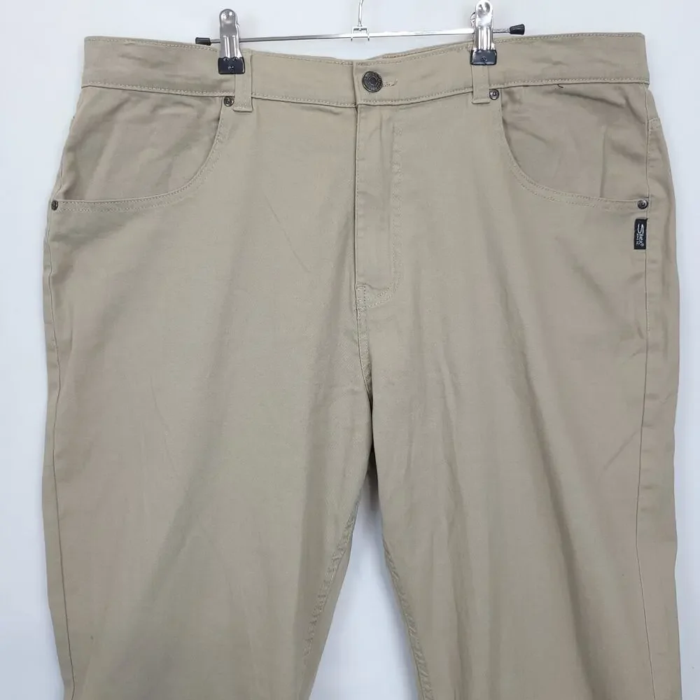Silver Jeans Co Ashton 1349 Chino Pants Men 36 Beige Causal Khakis Everyday - Picture 13 of 13